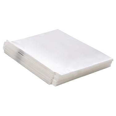 Amazon Basics Protectores de hojas transparentes, para encuadernadores de 3 anillas, 21,6 x 28 cm, tamaño carta, polipropileno, 200 unidad, Blanco